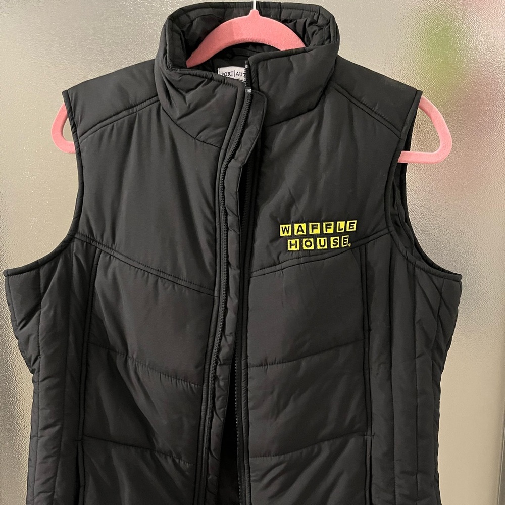 Waffle House Puffer Puffy Vest